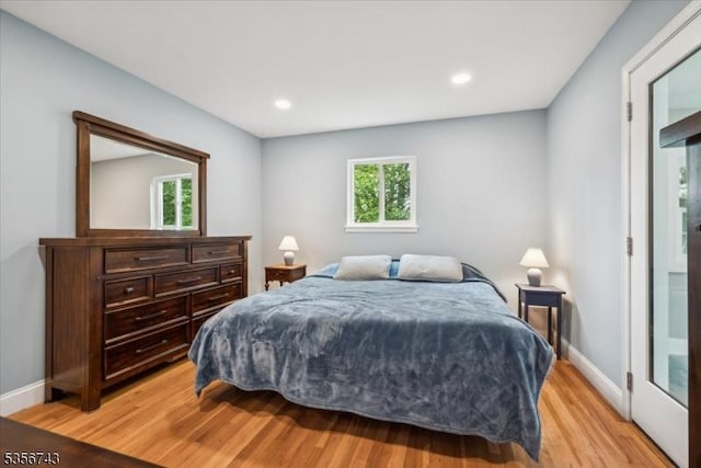 6 Cumberland Rd, Hillsborough Twp, NJ 08844 - bedroom featuring light wood finished floors, baseboards, multiple windows, and recessed lighting