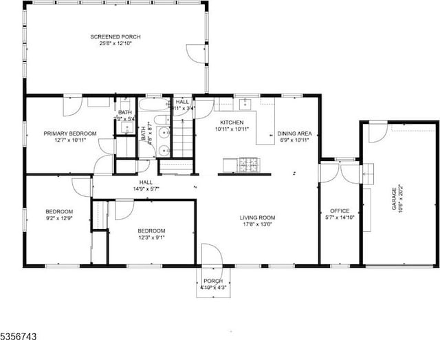 6 Cumberland Rd, Hillsborough Twp, NJ 08844 - room layout