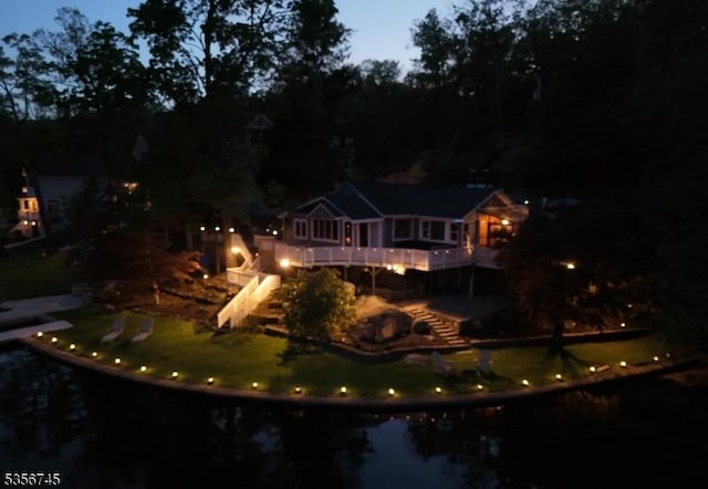 229A Squaw Trl, Hopatcong Boro, NJ 07821 - rear view of property with an outdoor pool