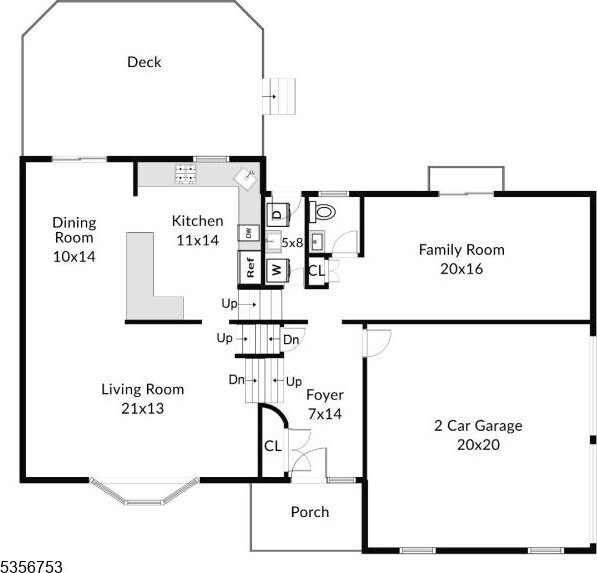 9 Copperfield Rd, Scotch Plains Twp, NJ 07076 - property floor plan