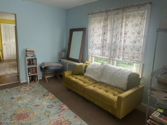 41 Central Ave, Caldwell Boro Twp, NJ 07006 - carpeted living area featuring baseboards