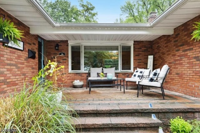 96 Belmont Ave, Cranford Twp, NJ 07016 - view of patio featuring an outdoor living space