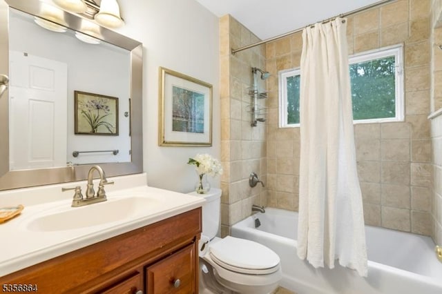 147 Liberty Corner Rd, Bernards Twp, NJ 07920 - full bath with vanity, toilet, and shower / bath combination with curtain