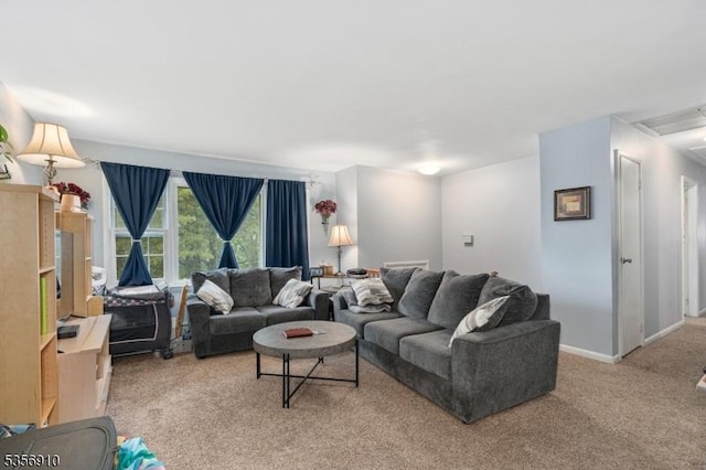 8 Hillside Ter, Green Twp, NJ 07821 - living room with light carpet