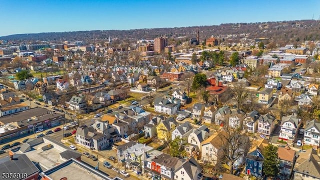192 N Center St, City Of Orange Twp, NJ 07050 - aerial view of property and surrounding area with nearby suburban area