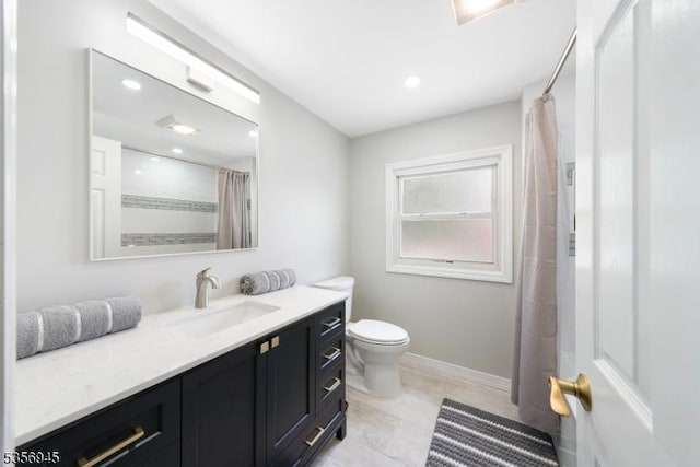 3 Larsen Rd, Franklin Twp, NJ 08873 - full bath with vanity, toilet, and baseboards