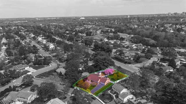 3 Larsen Rd, Franklin Twp, NJ 08873 - aerial overview of property's location with property parcel outlined