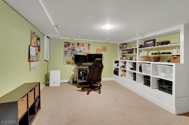 42 Mountain Ave, Mendham Boro, NJ 07945 - carpeted office with baseboards