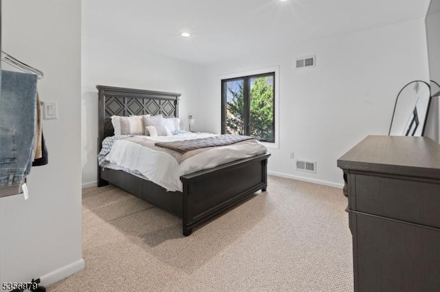 21 Stepping Rdg, North Caldwell Boro, NJ 07006 - bedroom featuring baseboards, light colored carpet, and recessed lighting
