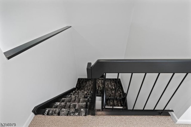 21 Stepping Rdg, North Caldwell Boro, NJ 07006 - stairway with baseboards