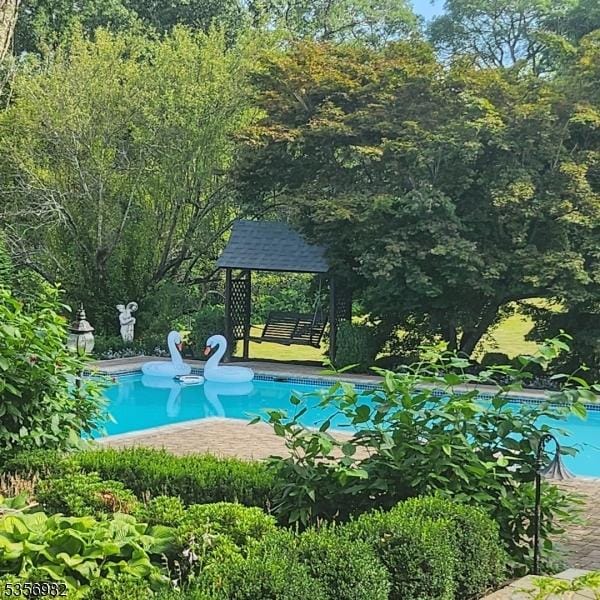 11 Kerby Ln, Mendham Boro, NJ 07945 - view of swimming pool