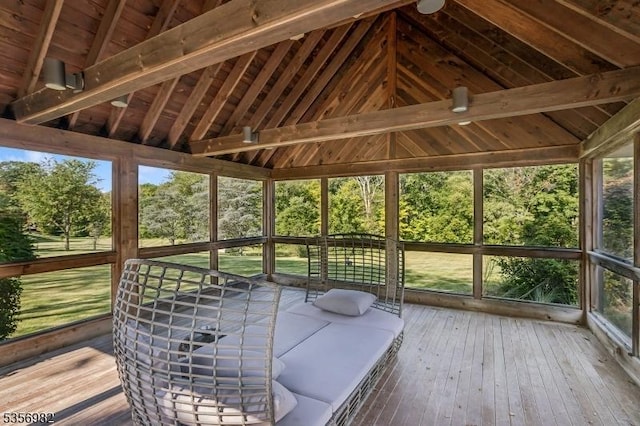 11 Kerby Ln, Mendham Boro, NJ 07945 - sunroom / solarium featuring view of scattered trees