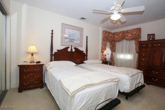45 Linwood Ave, Dover Town, NJ 07801 - bedroom featuring light colored carpet and a ceiling fan