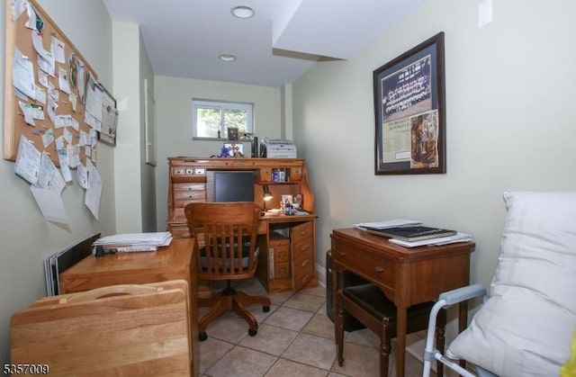 45 Linwood Ave, Dover Town, NJ 07801 - office area featuring light tile patterned floors and recessed lighting