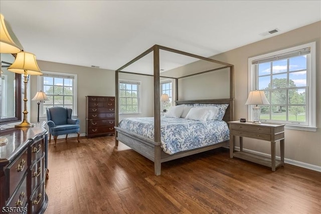 16 Dorset Ln, Andover Twp, NJ 07848 - bedroom with dark wood-type flooring and baseboards