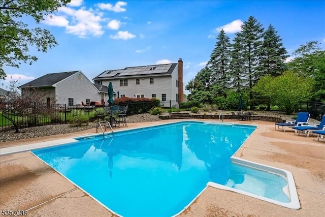 16 Dorset Ln, Andover Twp, NJ 07848 - view of pool with a patio area and a diving board