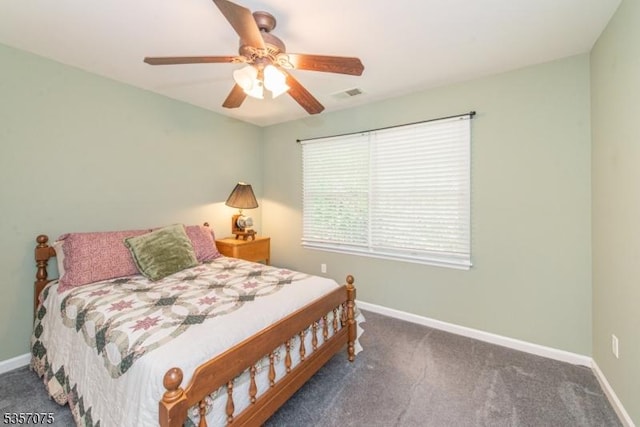 4 Ramsey Ct, Frelinghuysen Twp, NJ 07860 - carpeted bedroom with baseboards and ceiling fan