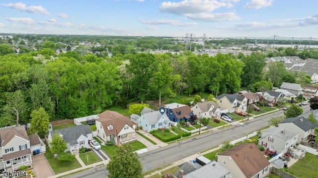 aerial view of residential area