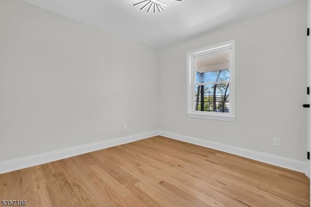 162 Lakeside Blvd, Hopatcong Boro, NJ 07843 - unfurnished room featuring baseboards and light wood-style flooring