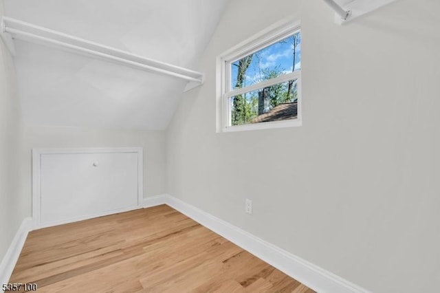162 Lakeside Blvd, Hopatcong Boro, NJ 07843 - additional living space featuring lofted ceiling, light wood-type flooring, and baseboards