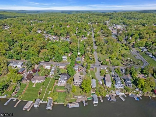 162 Lakeside Blvd, Hopatcong Boro, NJ 07843 - aerial view of property's location featuring a forest