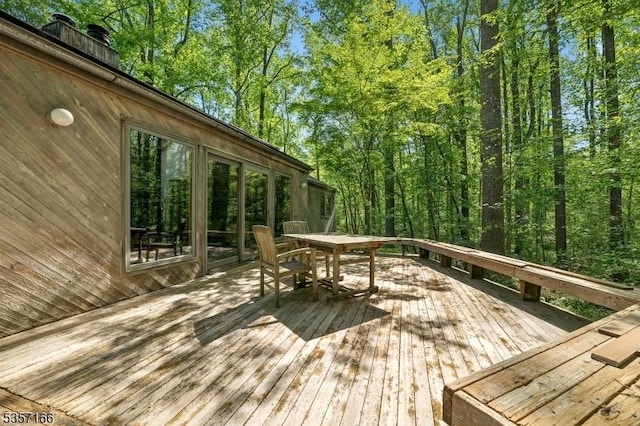 15 Pschorn Ln, Hillsborough Twp, NJ 08844 - wooden terrace with outdoor dining space