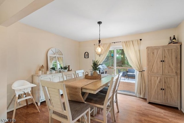 642 Succasunna Rd, Mount Arlington Boro, NJ 07850 - dining space with light wood finished floors