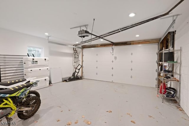 276 River Dr, River Vale Twp, NJ 07675 - garage with recessed lighting and a garage door opener