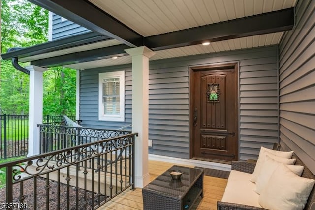 276 River Dr, River Vale Twp, NJ 07675 - view of exterior entry with covered porch