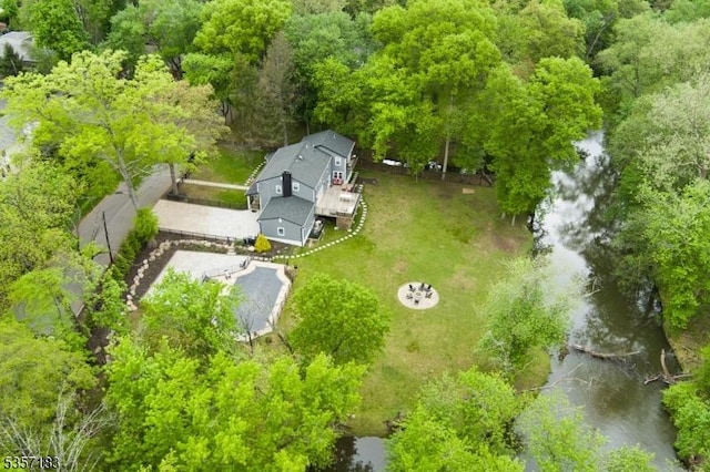 276 River Dr, River Vale Twp, NJ 07675 - view from above of property featuring a nearby body of water
