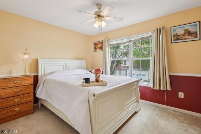 47 Nostrand Rd, Hillsborough Twp, NJ 08844 - bedroom featuring light carpet, ceiling fan, and baseboards