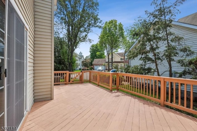 47 Nostrand Rd, Hillsborough Twp, NJ 08844 - wooden deck with a residential view