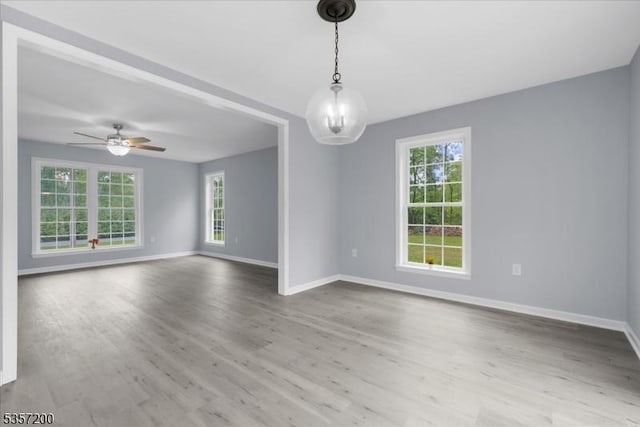 56 Anthony Rd, Lebanon Twp, NJ 08826 - spare room featuring baseboards, healthy amount of natural light, and wood finished floors