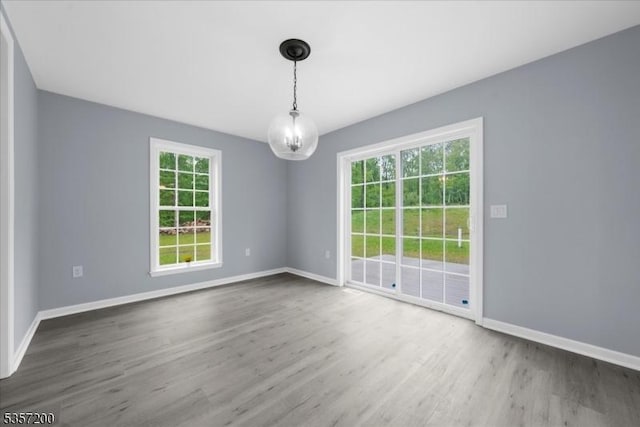 56 Anthony Rd, Lebanon Twp, NJ 08826 - spare room with baseboards and wood finished floors