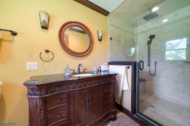 125 Flanders-Drakestown Rd, Mount Olive Twp, NJ 07836 - full bath featuring a shower stall and vanity