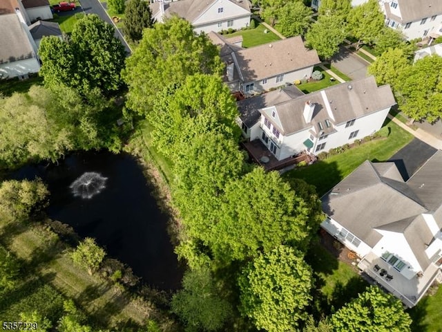 aerial perspective of suburban area