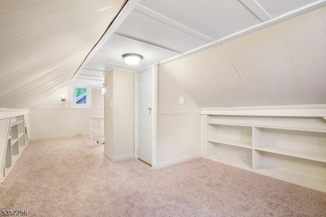 955 Stillwater Rd, Stillwater Twp, NJ 07860 - bonus room with carpet floors, lofted ceiling, and baseboards