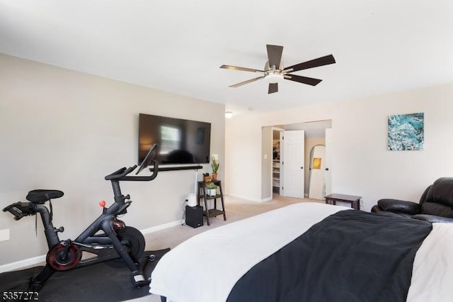 4 Cickener Rd, Hillsborough Twp, NJ 08844 - carpeted bedroom featuring baseboards and ceiling fan
