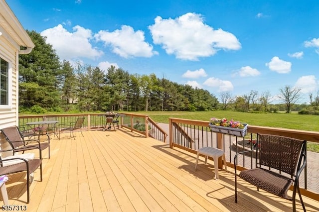 1602 Harbourton Rocktown Rd, Hopewell Twp, NJ 08530 - wooden deck featuring a yard