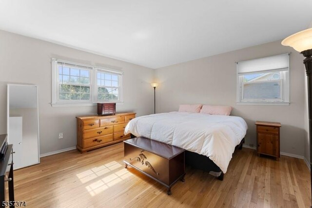 39 Circle Dr, Rockaway Twp, NJ 07866 - bedroom with light wood-type flooring and baseboards