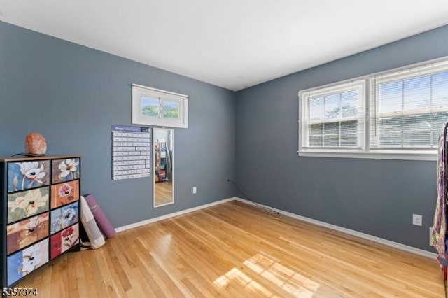 39 Circle Dr, Rockaway Twp, NJ 07866 - unfurnished bedroom with wood finished floors and baseboards