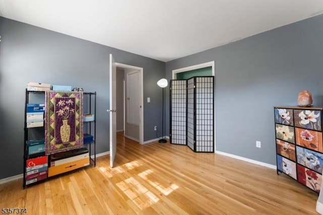 39 Circle Dr, Rockaway Twp, NJ 07866 - playroom with baseboards and wood finished floors