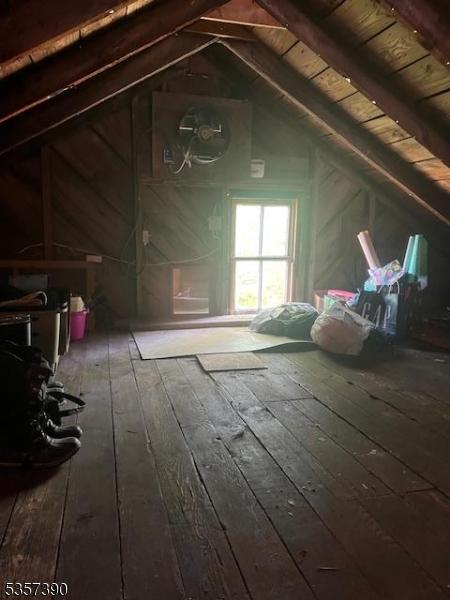 view of attic