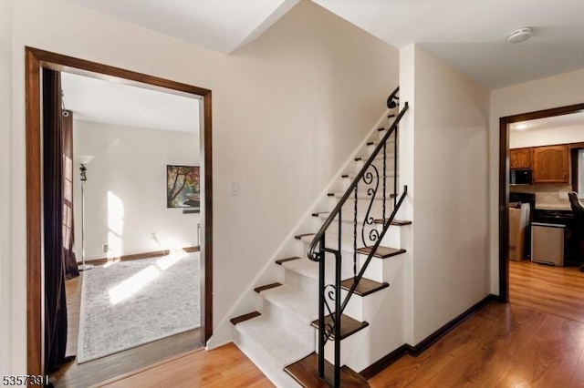 38 Edgemere Ter, Washington Twp, NJ 07882 - stairway with wood finished floors and baseboards