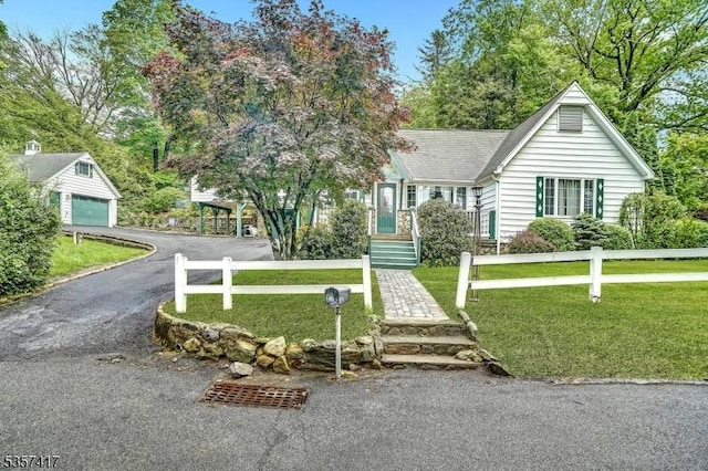 2 Troll Ln, Rockaway Twp, NJ 07866 - view of front of home featuring a detached garage