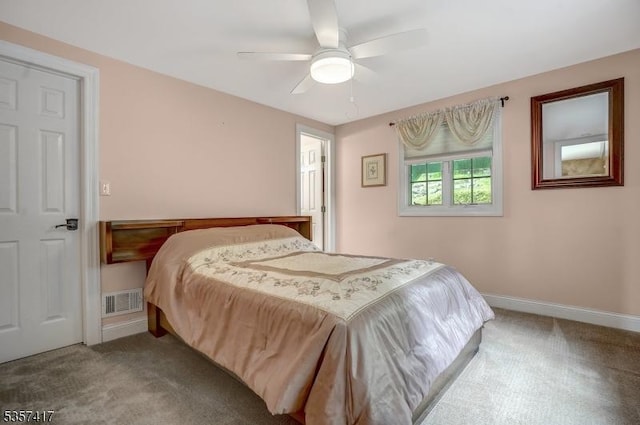 2 Troll Ln, Rockaway Twp, NJ 07866 - bedroom featuring carpet, baseboards, and ceiling fan