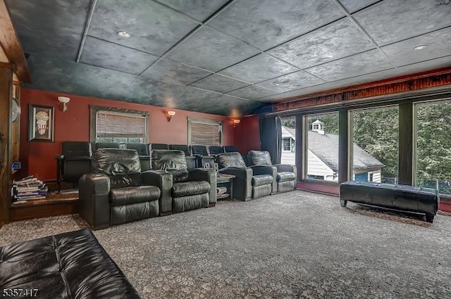 2 Troll Ln, Rockaway Twp, NJ 07866 - carpeted home theater room with plenty of natural light