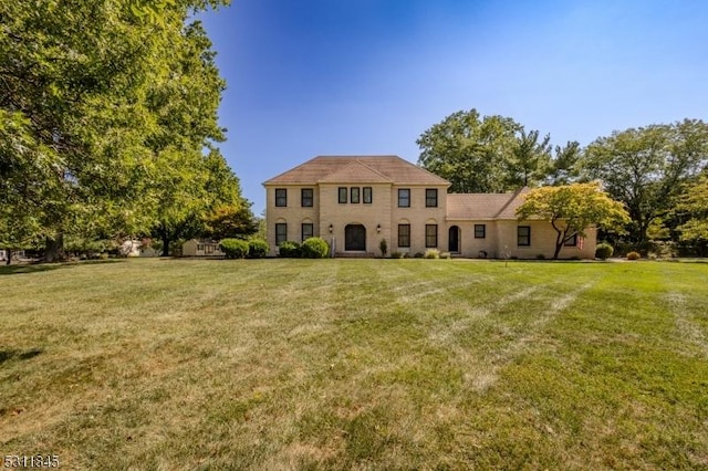 24 Covered Bridge Rd, Branchburg Twp, NJ 08853 - view of front of home featuring a front lawn