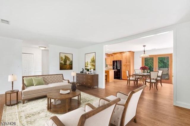 10 Hunts Mill Rd, Clinton Town, NJ 08809 - living room featuring light wood finished floors