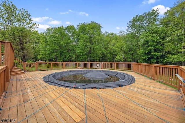 19 Bennington Dr, Mount Olive Twp, NJ 07836 - view of wooden terrace